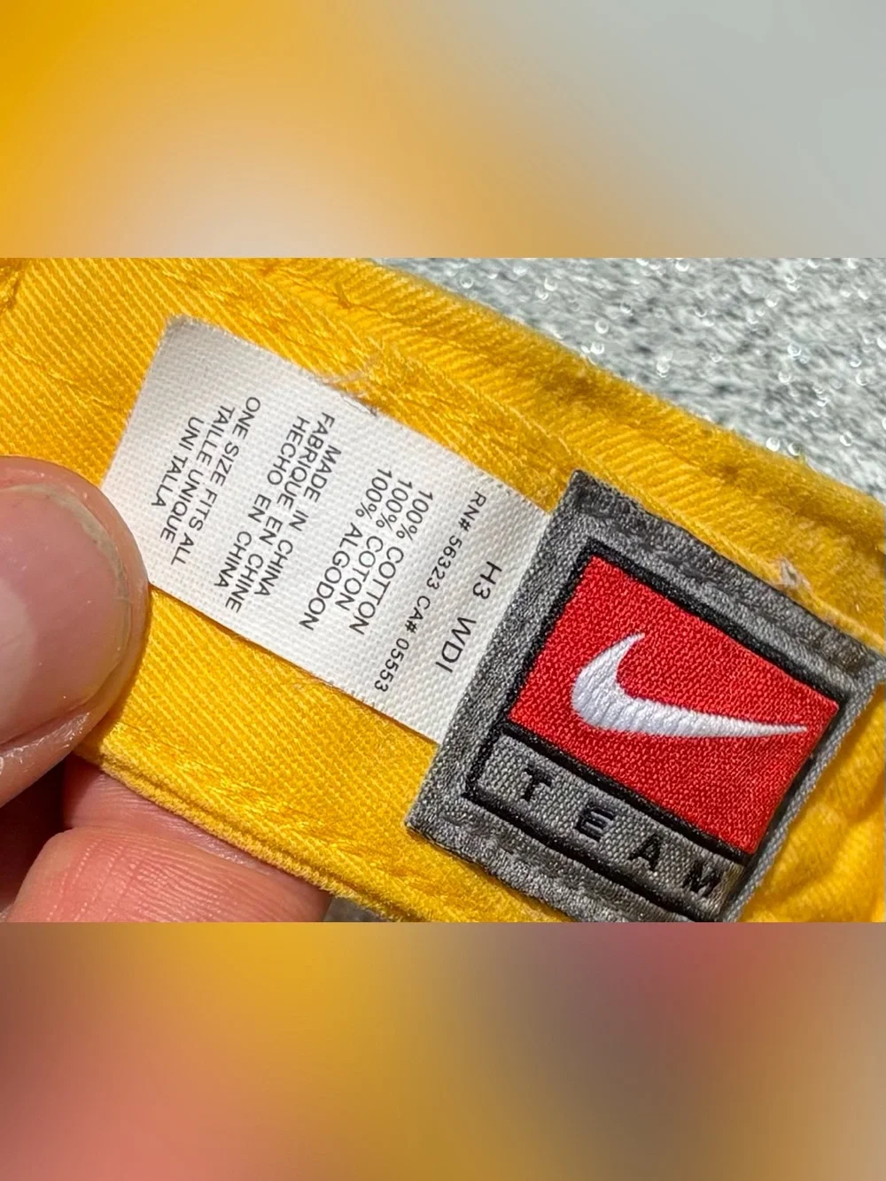 Vintage Y2K Nike University of Michigan Wolverines NCAA Strapback Visor Hat OSFA - Picture 7 of 8